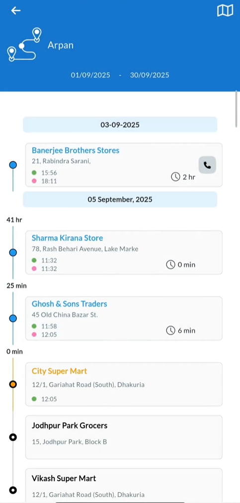 Sales Zing mobile app geo-fenced check-in